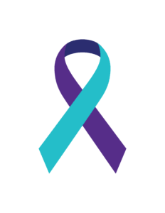Suicide prevention ribbon